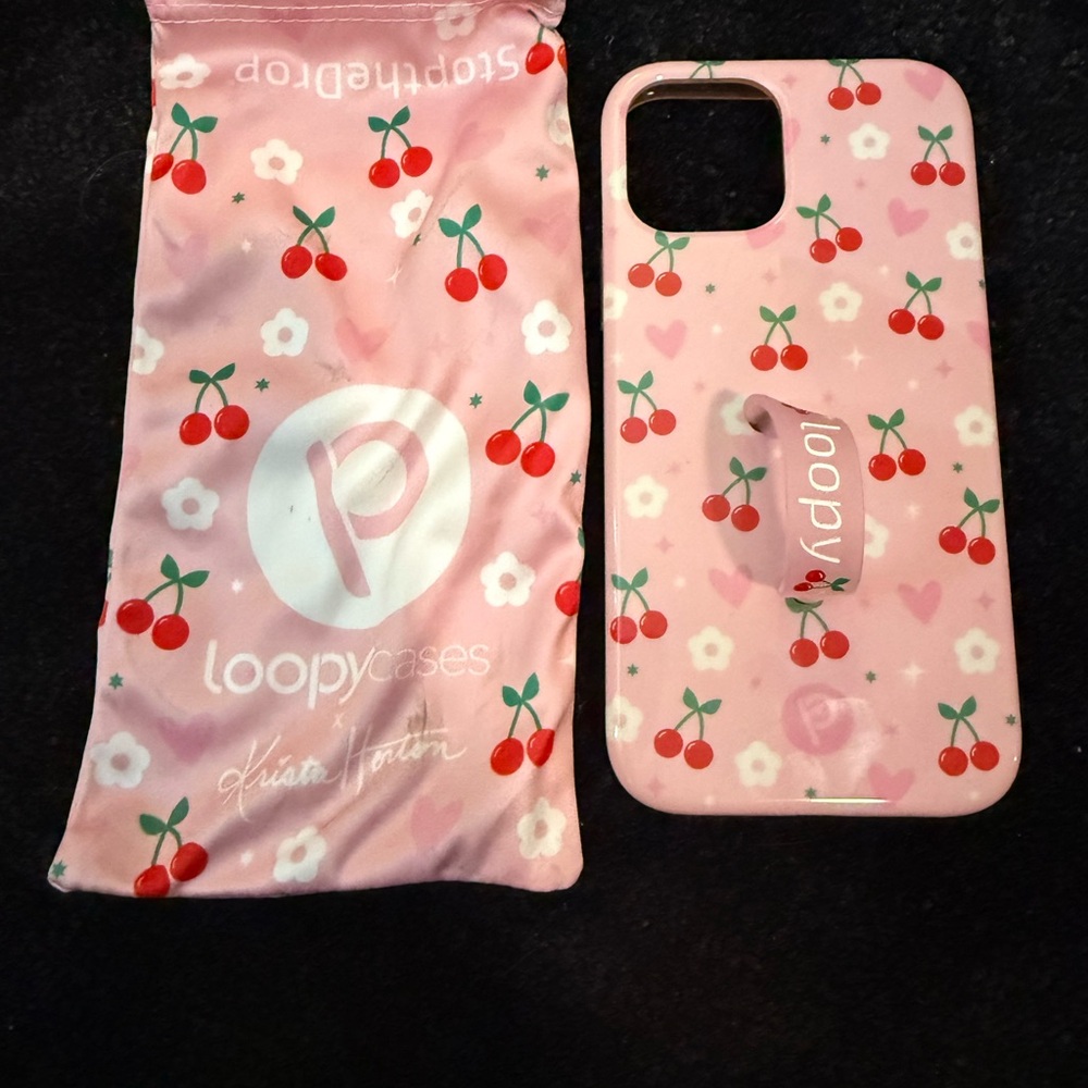 Loopy Case Cherry Cute Phone Case 12/12 Pro Righty